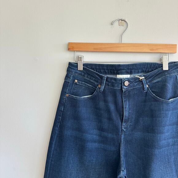 WRAP London High Rise Wide Leg Jeans Indigo Blue 8 NWT - Picture 4 of 12